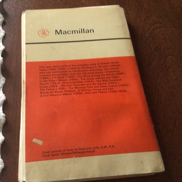 Yeats poetry Book - Picture 5 of 6